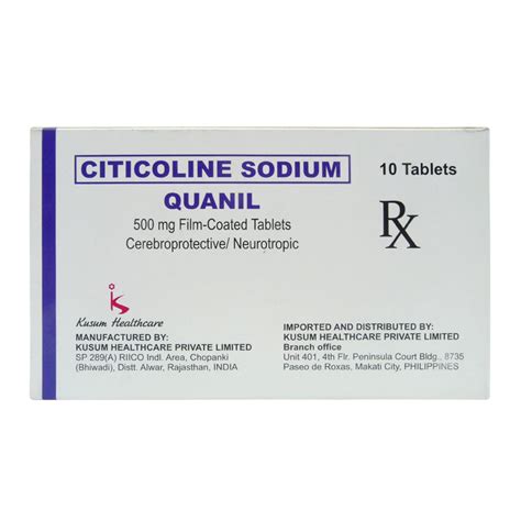 quanil generic name|CITICOLINE .